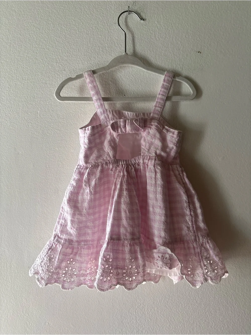 Cat & Jack Pink Gingham Girls Dress